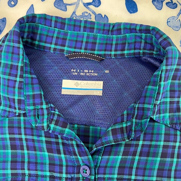 UPF 40 Women's Columbia Omni-Shade Moisture Wicking Long Sleeve Shirt Small - Picture 11 of 16